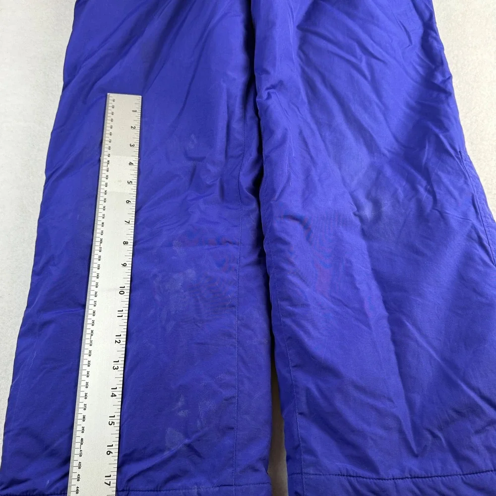 LL Kids L.L. Bean Purple Insulated Snow Bibs Girls Large 14-16 OCY94 Ski Pants